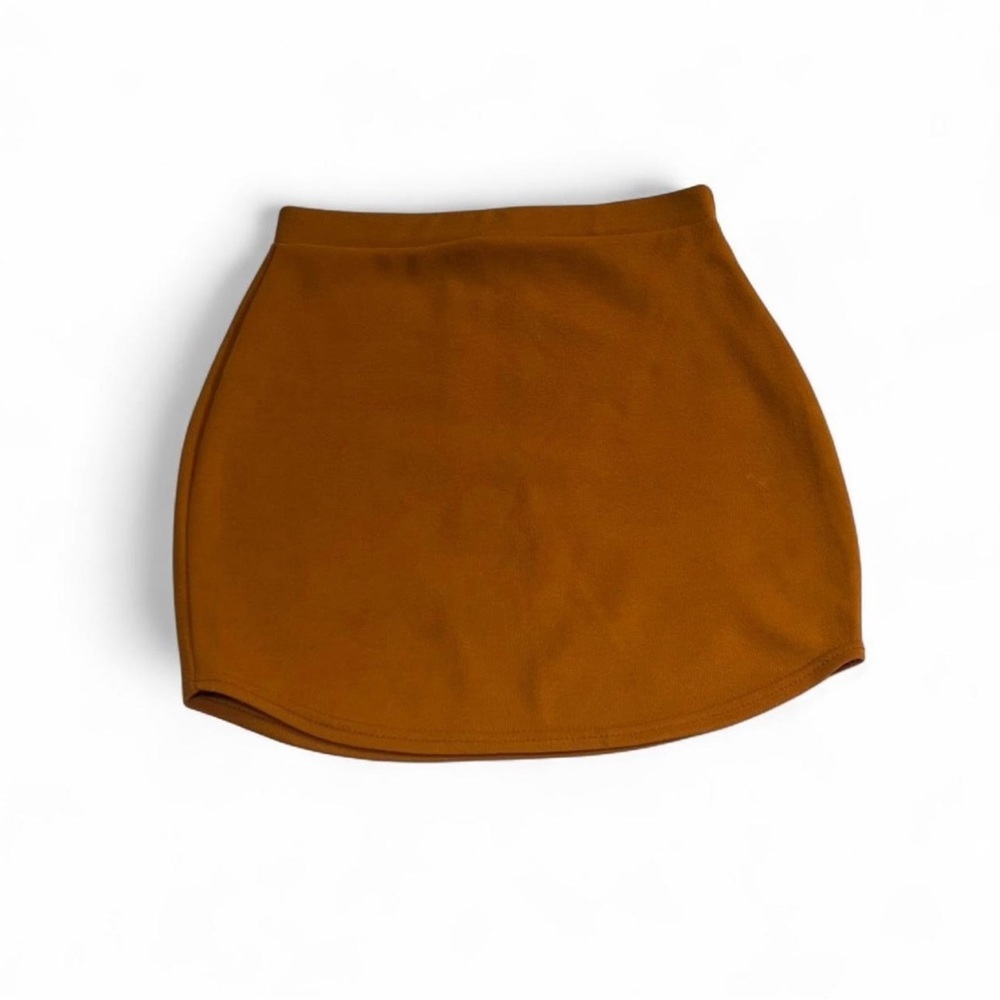 Women's Orange Mini Skirt Size S Western